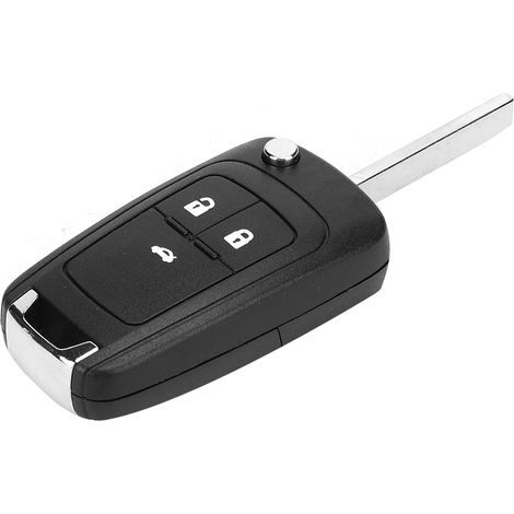 Coque de clé de voiture 3 boutons, coque de télécommande de remplacement pour Opel, type à boutons blancs (1/5)