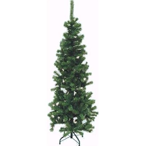 Arbre de Noël Green Slim avec une structure entre verrouillage et une base en métal sestrolie Superior Slim h180 cm - 436 rami