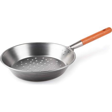 PADELLA CASTAGNE M/LEGNO 27cm (1/4)