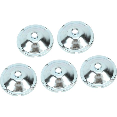 5er-Pack Industrielampenschirme aus Eisen für Lagerhallen, Fabriken und Bergwerke, G1/2 Innengewinde, 15 cm, G1/2 (1/5)