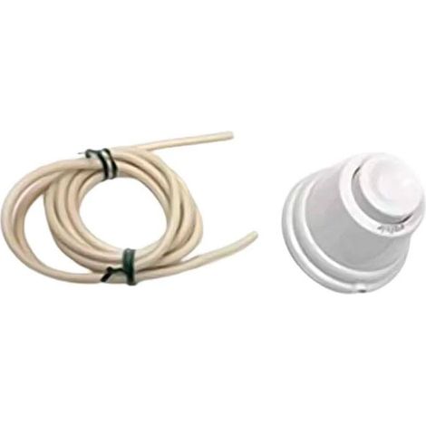 Pulsante pneumatico esterno con tubo, per il montaggio a parete Valsir bianco VS0802401 (1/3)