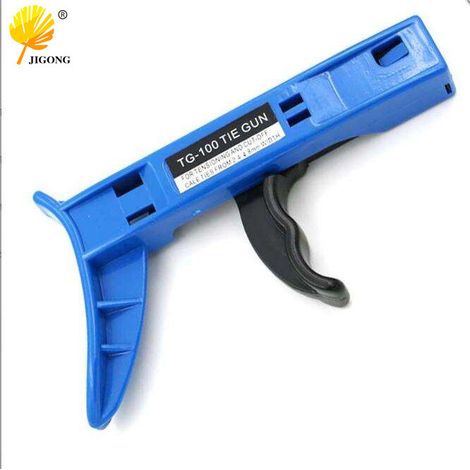 Pistolet de rassemblement de colliers de serrage en nylon (2,4 mm-4,8 mm) - Outil manuel de rassemblement de colliers de serrage pour attacher les colliers de serrage en nylon. (1/5)