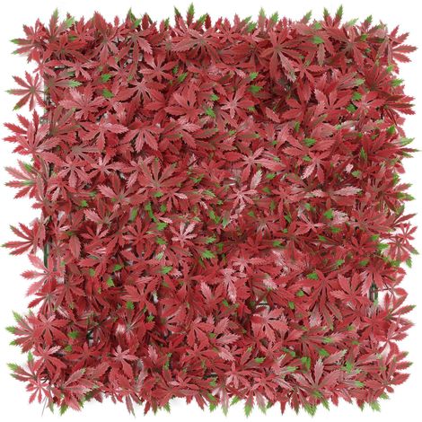 WellHome Seto Artificial 100x100cm, Jardin vertical Flores rosas y verdes (1/5)