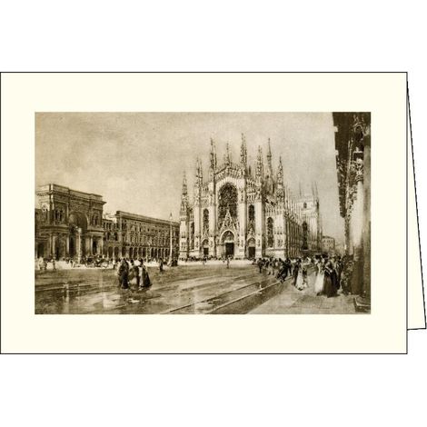Pass mit Umschlag ITW 014 Milano Piazza del Duomo