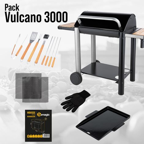 SOMAGIC - Pack barbecue charbon Vulcano 3000