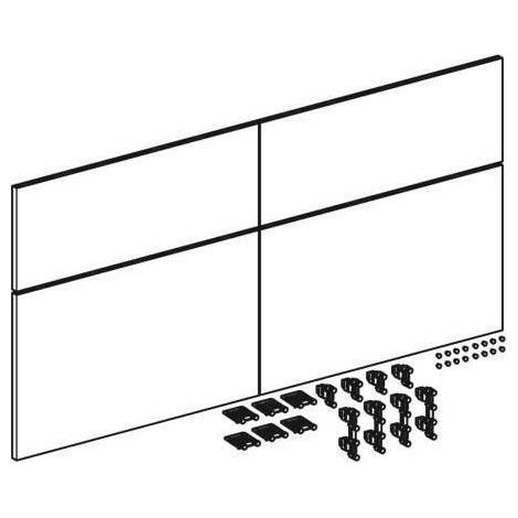 Geberit 245277001 Schubladenfront Set (4 St.) für iCon (1/2)