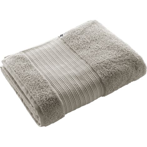 Maxi drap de bain GARANCE coton bio 600 g/m² 90x150 Beige Argile (1/5)