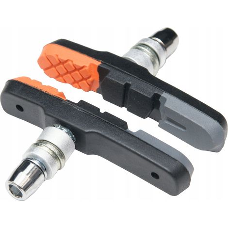 Pastiglie freno V-brake Baradine MTB-960V da 72 mm, grigio-nero-arancione (1/4)