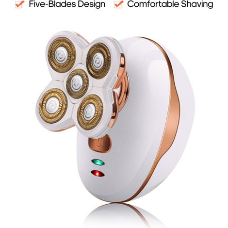 Kit de rasage électrique pour homme, tondeuse à cheveux multifonctionnelle lavable, rechargeable, rasoir à barbe et cheveux à cinq lames
