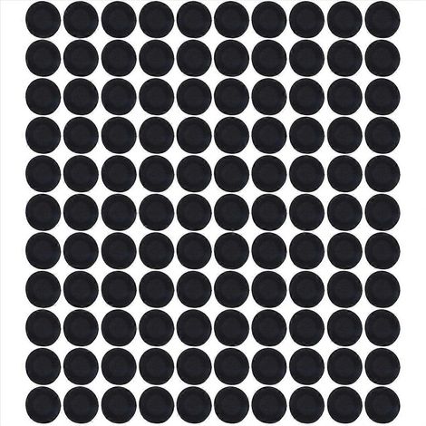 100 Pcs Black Sponge Earbud Headphone Cap Ear Pads Cover Replacement (1/5)