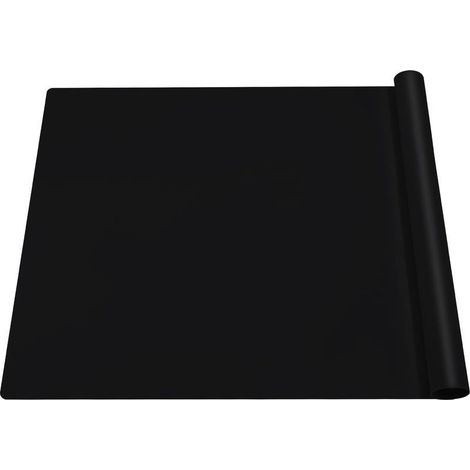 Grand tapis de cuisson en silicone 40 x 60 cm - Protection pour plaque chauffante - Multi-usages - Antiadhésif et antidérapant - Noir (1/5)