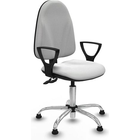 Piqueras y Crespo Algarra Silla de oficina blanca confortable (1/3)