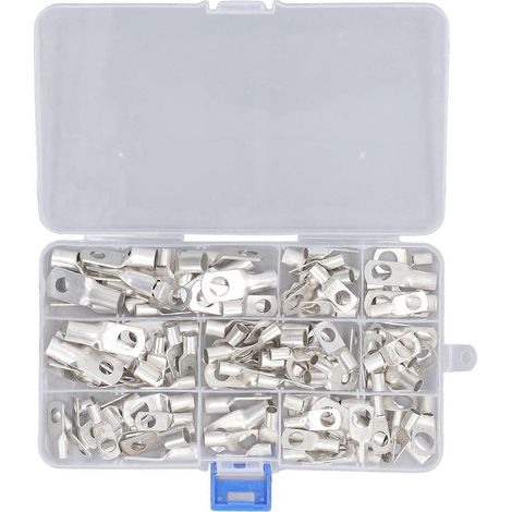 120 serre-câbles, cosses annulaires électriques en cuivre, accessoires pour machines et véhicules (1/4)