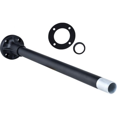TUBE ALU NOIR 400 MM PIED PLAST ET JOINT - XVBZ03 (1/3)