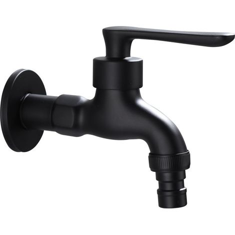 Outdoor Garden Faucet, Vintage Cold Water Faucet with Unique Control Interface (1/2 Inch Outlets - 1/2 Inch Inlets), Suitable for Garden, Washing (1/5)
