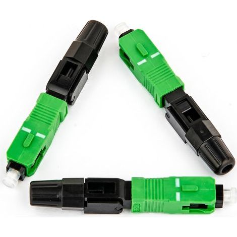 FTTH Connecteurs de fibre optique, connecteur optique SC APC type Flip, connecteur rapide à froid de niveau télécommunications pour réseau CATV, 10 unités (1/5)