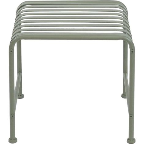 Table d'Appoint d'Extérieur - Vert Mat - 46,2 x 47 x H 41,6 cm - Livraison gratuite (1/3)