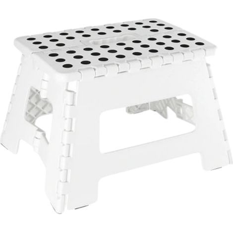 Marchepied pliant 25 cm – Surface antidérapante – Accès sécurisé en hauteur – Structure compacte pour rangement facile (1/4)