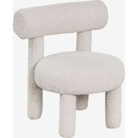 Sedia in tessuto bouclé Gia Kids SKLUM