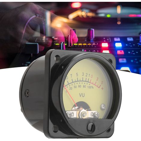 45-mm-Röhren-Analogverstärker mit VU-Meter, LED-Hintergrundbeleuchtung, Lautstärkeregler und Netzschalter (TS-45-Y DC500uA) (1/5)