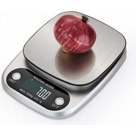 Bilancia da cucina digitale ad alta precisione da 22 libbre/10 kg (1/4)