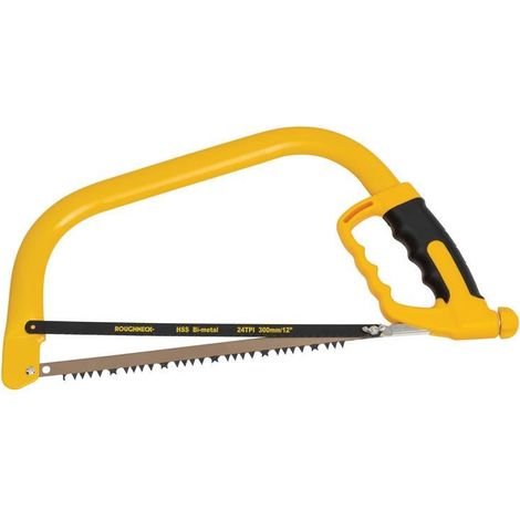 Roughneck 300mm (12-inch) Bowsaw with Durable Frame and Sharp Blade for Precise Cutting (1/3)
