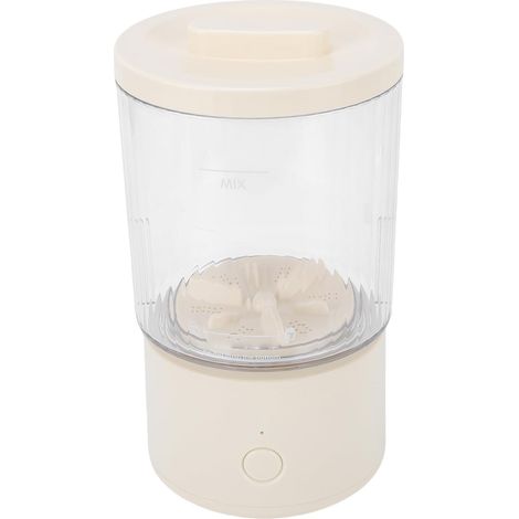 Machine à Laver Sous-Vêtements Mini Machine à Laver Portable 1600 Ml Silencieuse et Rechargeable pour Sous-Vêtements, Appartement, Dortoir, Vêtements de bébé, Voyage, Camping, Appareils de Vie (1/5)