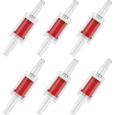 Lot de 6 clapets anti-retour pour pompes à air standard, protection de pompe pour tuyau d'air standard de 0,5 cm, accessoires pour aquarium pour installation de ventilation ( ) (1/5)