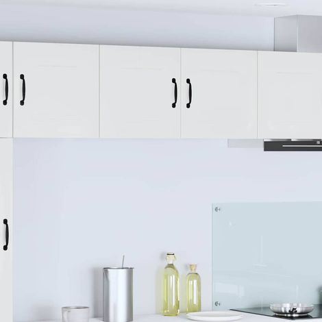 vidaXL Dishwasher Panel Kalmar High Gloss White 80 x 31 x 40 cm
