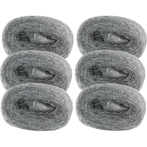 Lot de 6 répulsif souris laine d'acier 24m trous fissures maison jardin (1/5)