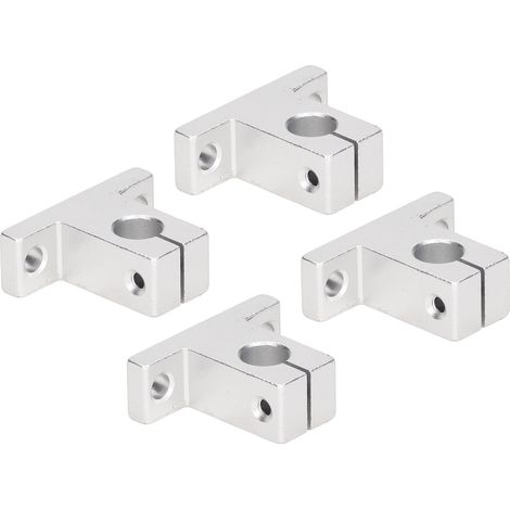 Cadre de support de guidage en aluminium pour tige de serrage de guidage linéaire en 4 parties, adapté aux arbres de 10 mm de diamètre SK10