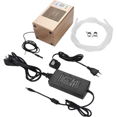 Refroidisseur d'eau de Machine de refroidissement d'aquarium refroidisseur d'aquarium pour le dortoir à la maison 70W (1/5)