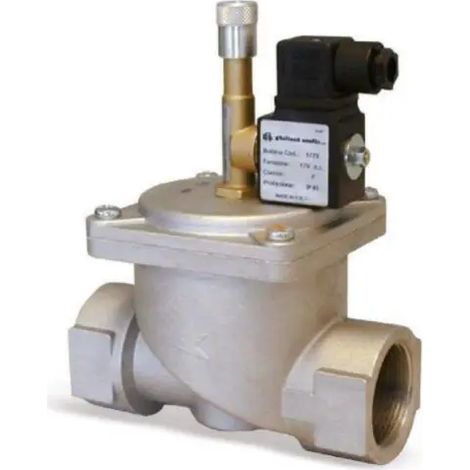 Elettrovalvola a riarmo manuale normalmente aperta per gas modello msv 1" - 230 vac WATTS
