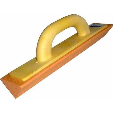 Espátula de goma con esponja naranja, ángulo 7x35, Comitel