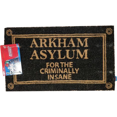 Felpudo de Arkham Asylum duradero para interior y exterior antideslizante