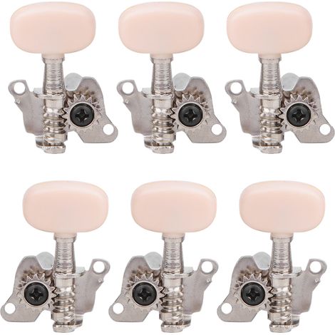 3 Paires de Mécaniques pour Guitare Acoustique, Mécanismes de Réglage des Cordes Gauche/Droite (1/3)