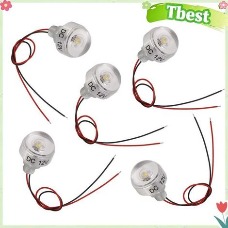 LED dans la lumière de puits au sol, mini projecteur 12 V DC 1 W avec angle de faisceau de 30 degrés pour le paysage d'escalier (1/4)