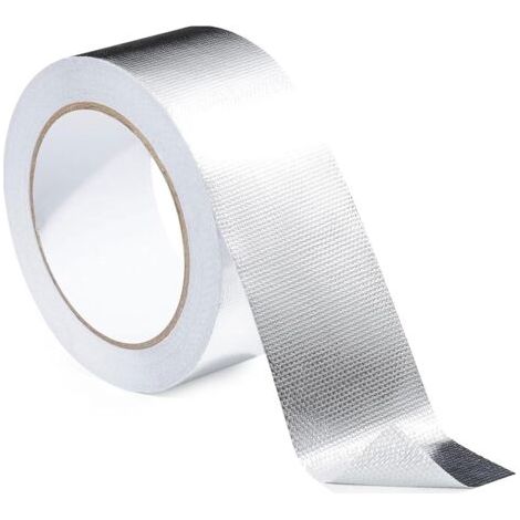 10M x 50mm Scotch Aluminium Anti Fuite, Ruban Adhésif Aluminium, Ruban Scellant Métallique En Pour Conduits D'air Haute Temperature,Isolation & Barrière contre Vapeur pour Lave-vaisselle (1/5)