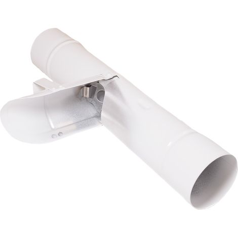 TJ90 Alu-Regenwasserklappe weiß RAL 9016