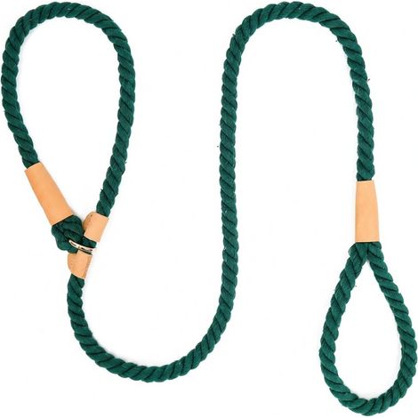 Correa trenzada y ajustable para perros, de 1,7 m, robusta y resistente a los desgarros, para perros pequeños, medianos y grandes. (1/5)