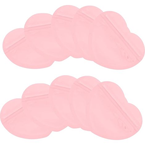 Lot de 100 Paquets de Rangement pour Bijoux en PE Rose 8,5x10cm, Petits Paquets Refermables et Faciles à Sceller pour Emballage Cadeau ou Stockage de Petits Bijoux (1/5)