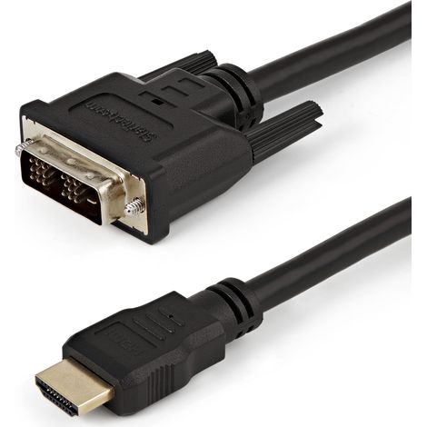 Cable DVI-D 18+1 a HDMI macho 1 M Negro (1/5)