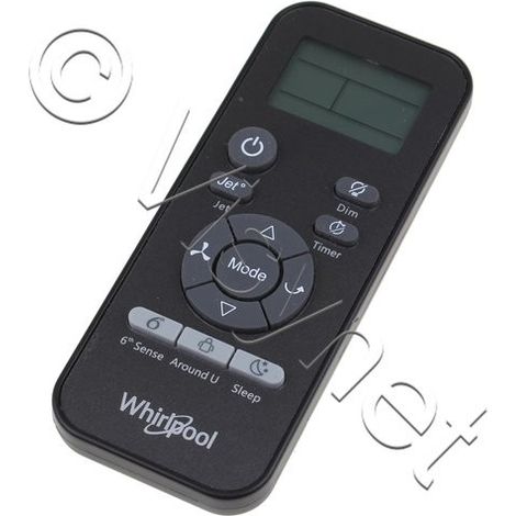 Telecommande d'origine Climatiseur 482000091916 WHIRLPOOL (1/2)