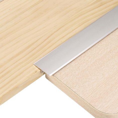 6Pcs 2.9ft x 1.3" Profilés De Transition En T Pour Sol, Bords En Alliage D'Aluminium Pour Joints De Plancher En Vinyle, Raccorder Les Lames De Stratifié, Carreaux. (1/5)