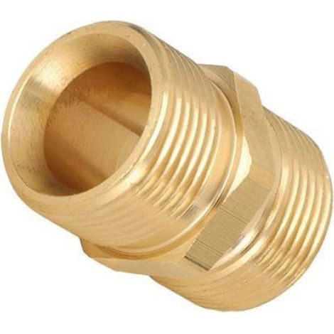 TONYSA Adaptateur de Pulvrisateur Haute Pression, Raccord Filet Male Mtrique M22 14mm Male X 14mm Male Adaptateur D'extension de Tuy (1/4)