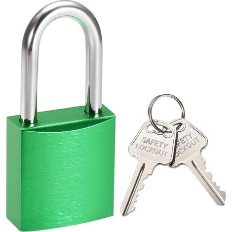Schäkelschlüssel Unterschiedlich Sicherheitsschloss Aluminiumlegierung 1-1/2" Vert
