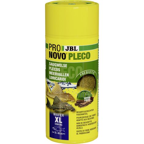 JBL Fischfutter Pronovo Pleco Wafer XL Fischfuttertabletten 250 ml Futtertabletten