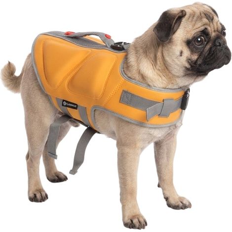 Gilet de Sauvetage réglable pour Chien Swimmy Jaune XS