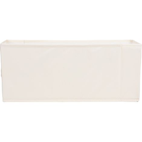 Schmaler Aufbewahrungskorb aus 600D Oxford-Gewebe, wasserdicht, rechteckig, schlank, mit Griff, für Schrank und Regale, 47 x 10 x 20 cm / 18,5 x 3,9 x 7,9 Zoll (1/5)
