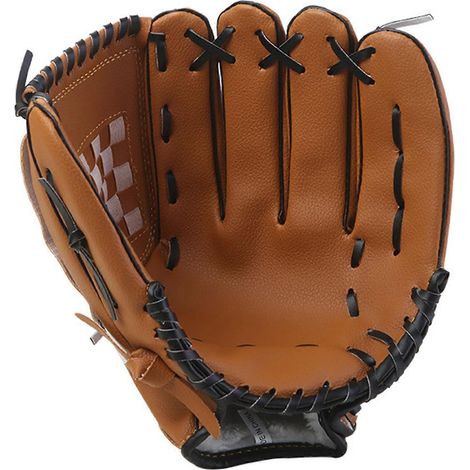 Gant de baseball d'extérieur de 12,5 pouces, adapté aux enfants, aux adolescents et aux adultes, pour gauchers gants d'entraînement sportifs de 10,5/11,5 pouces, en cuir durable. (1/5)